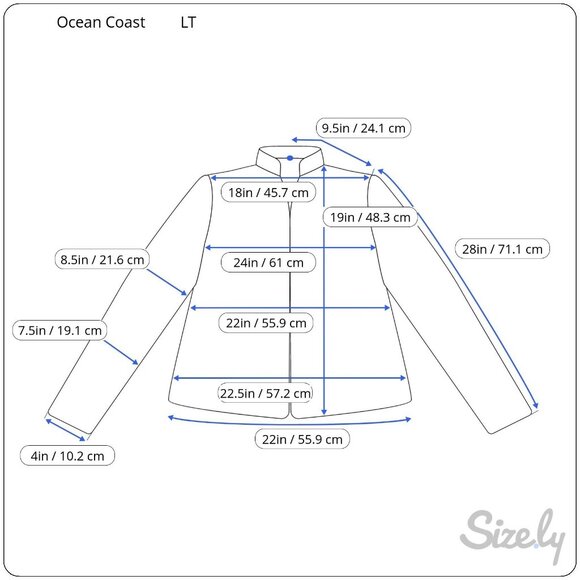 Ocean & Coast Men's Brickyard Red Full-Zip Jacket  LT NWT $79.50 - Picture 2 of 6